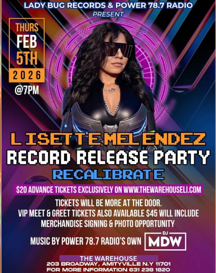 2-5-26 Lisette Melendez Record Release Party presented by Ladybug Records and Power 78.7
