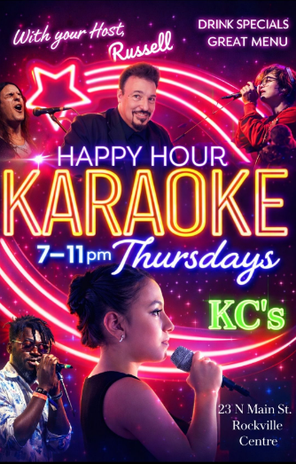 5-7-26 Thursday nights Happy Hour Karaoke May 2026
