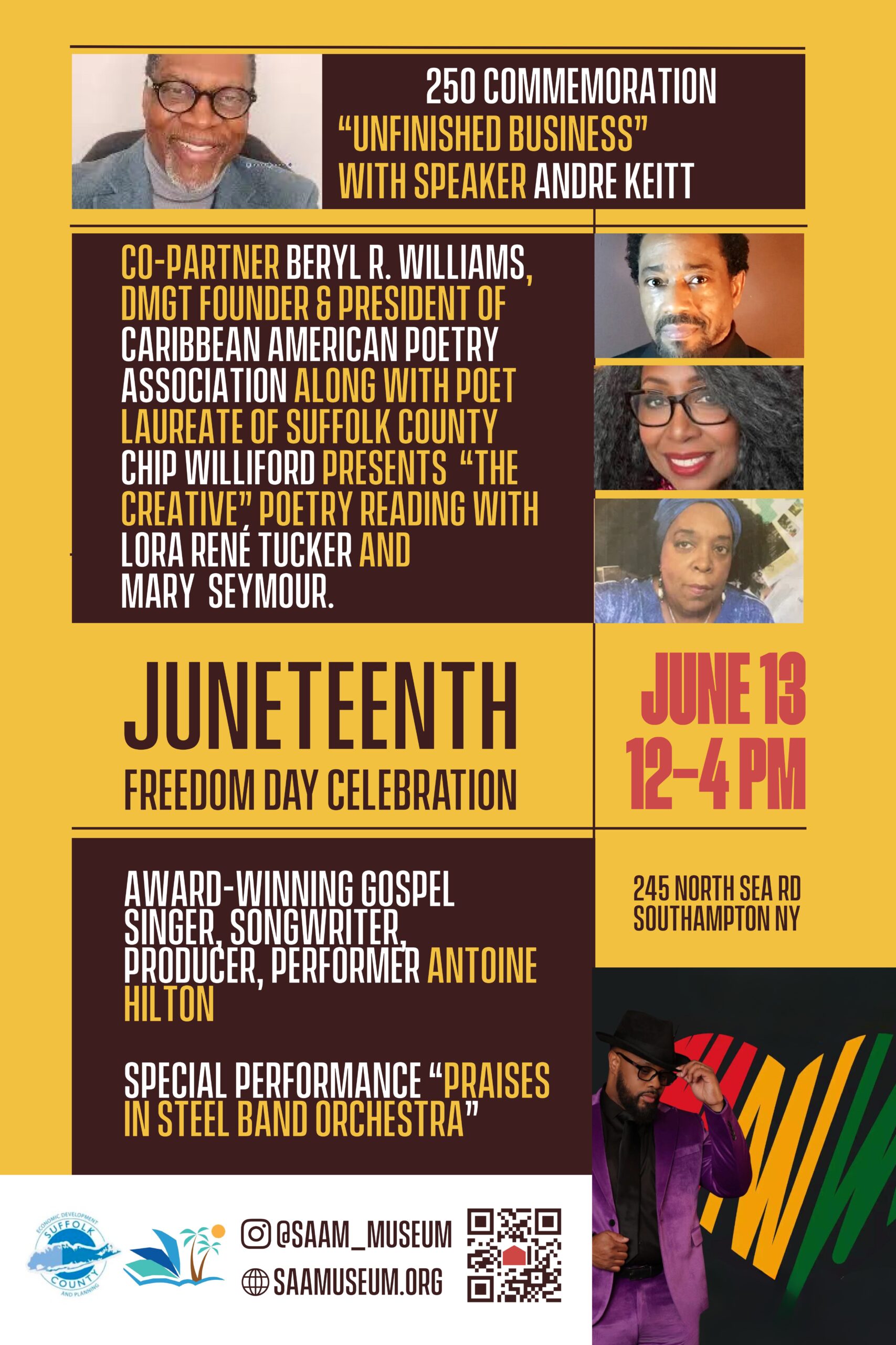 SAAM 2026 Juneteenth Flyer