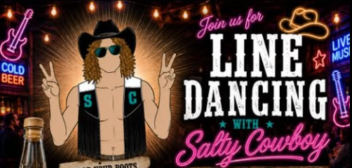 9-30-26 Line dancing w The salty cowboy